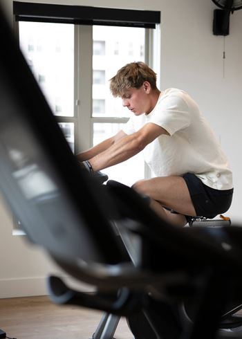 Exclusive 24-hour fitness center